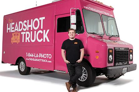 Will Harper '06 and his Headshot Truck